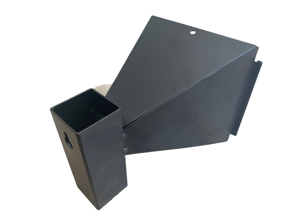KUGELFANG-KASTEN FÜR LUFTDRUCKWAFFEN - 14x14 CM - TRICHTER