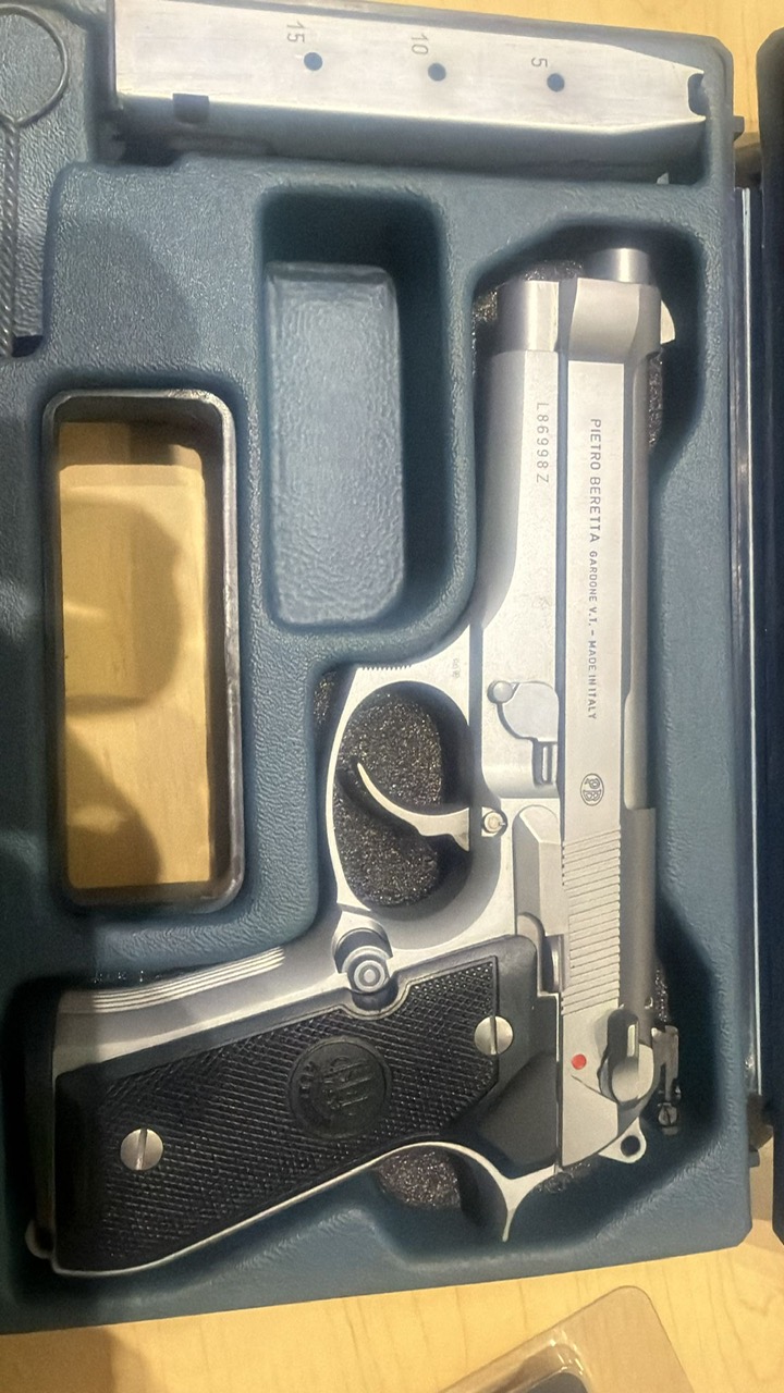 BERETTA 92 FS INOX - 9MM LUGER - VERSTELLB. VISIER