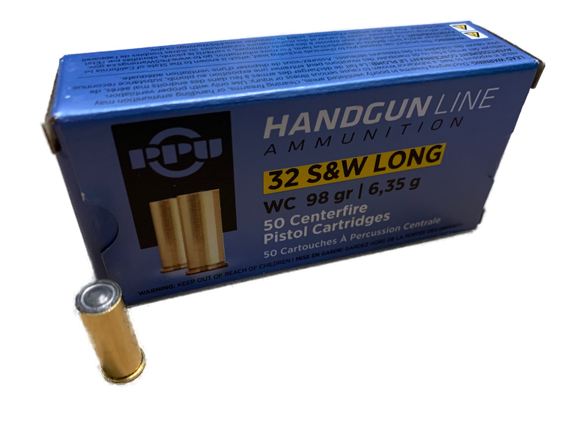 PPU .32S&W LONG L-WC - 6,35G - 50 SCHUSS