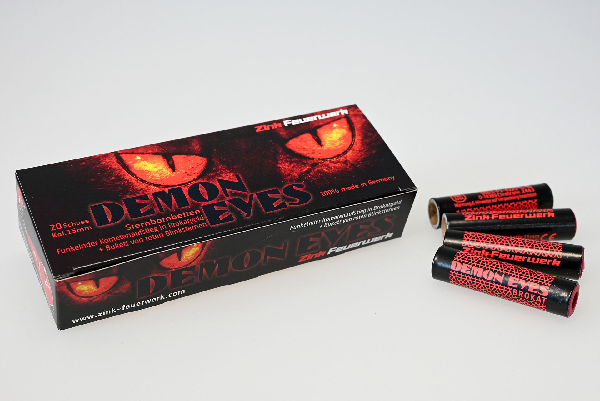 ZINK DEMON EYES -STERNENBOMBETTEN - 20 SCHUSS - 15 MM