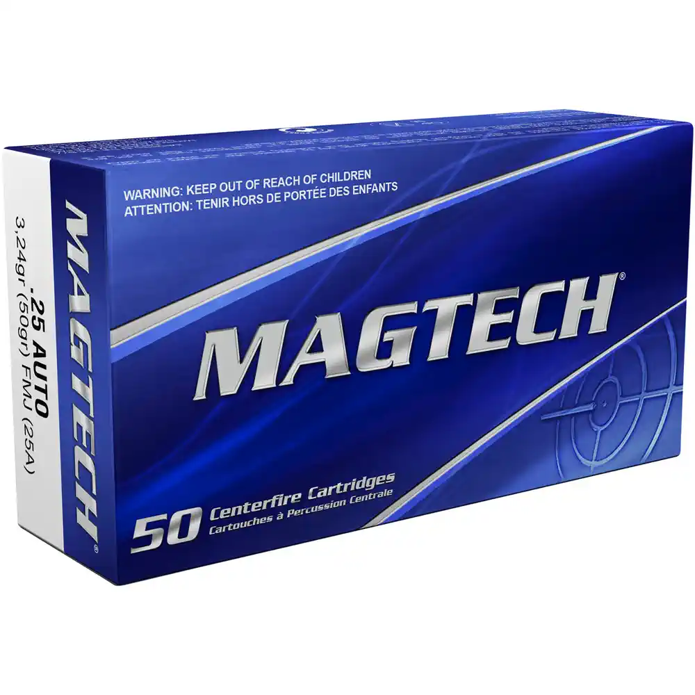 MAGTECH 6,35MM BROWNING / .25 AUTO - 50 GRS. / 3,24G  - 50 SCHUSS