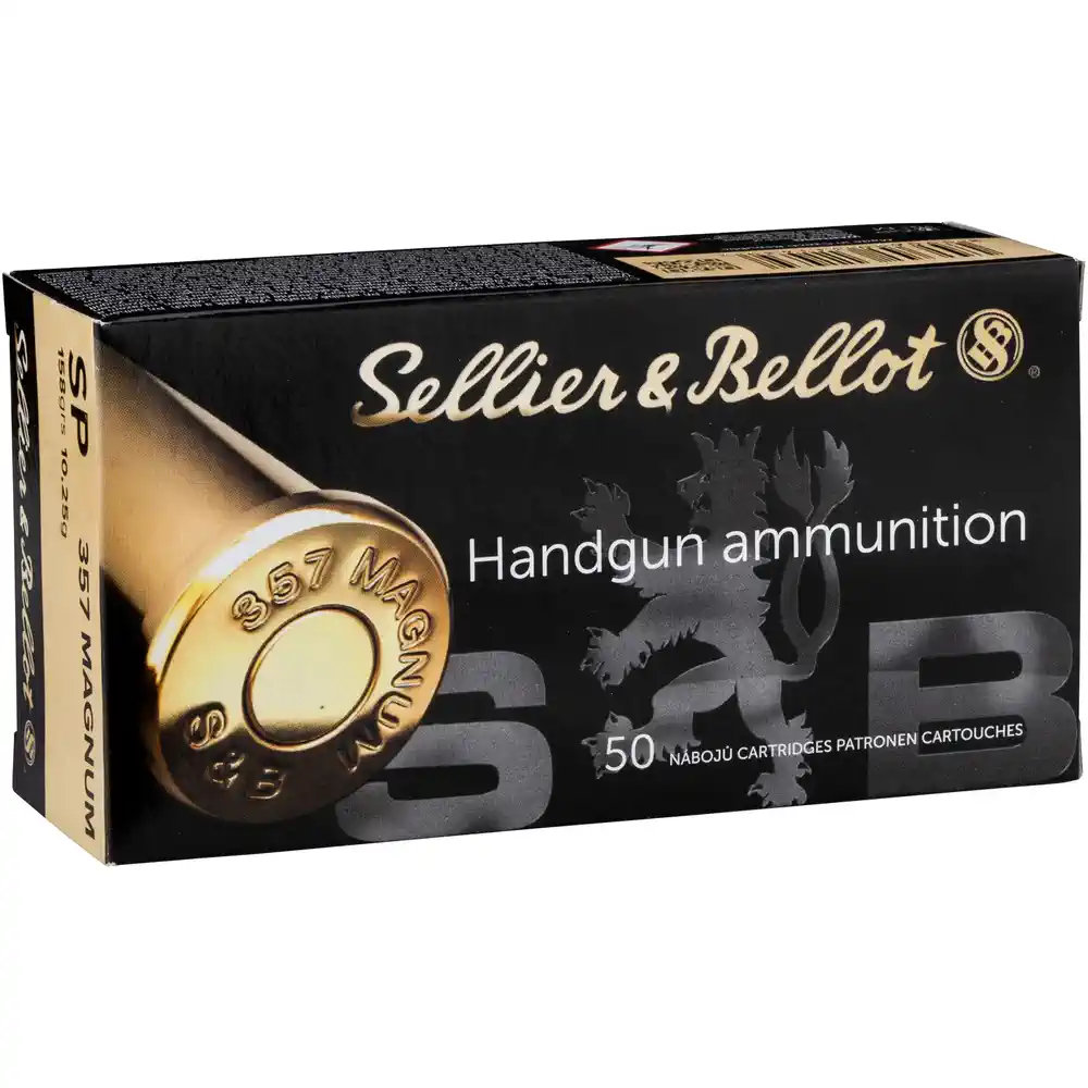 SELLIER & BELLOT .357MAG. 158GRS SP - 50 SCHUSS