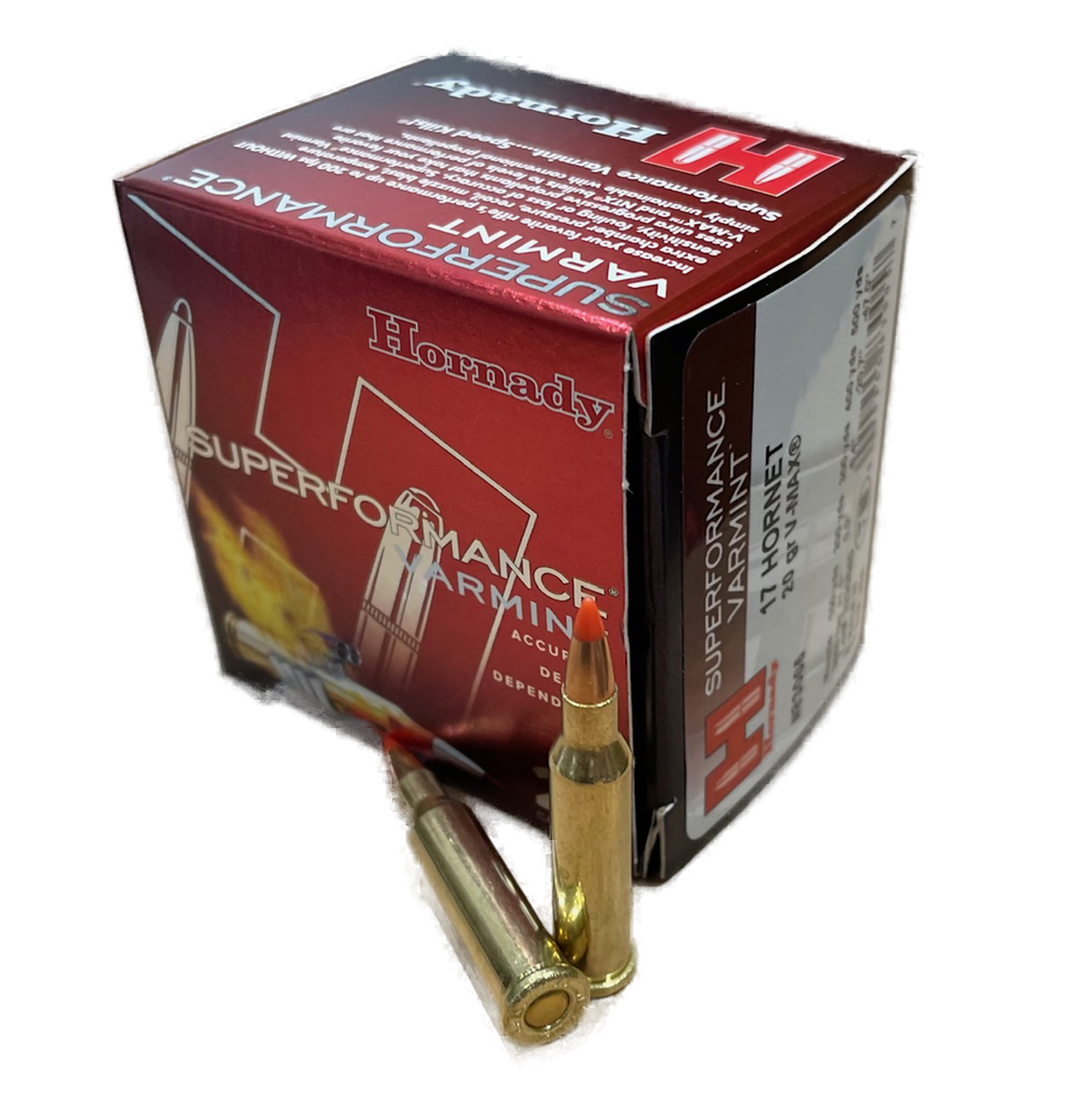 HORNADY SUPERPERFORMANCE VARMINT - .17 HORNET - 20 GRS. V-MAX - 25 SCHUSS