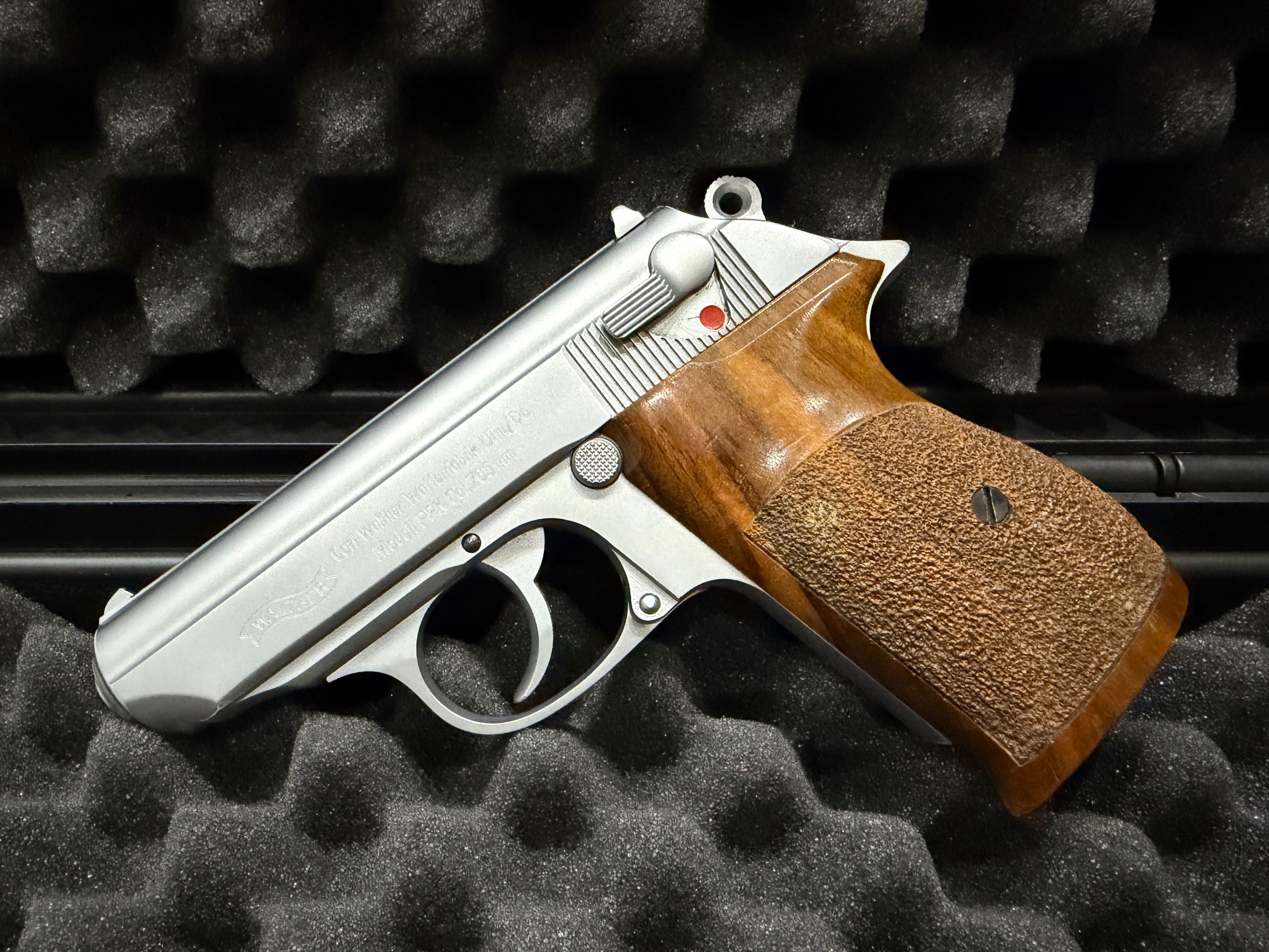 WALTHER PPK - 7,65MM BROWNING / .32AUTO - STS - + EINSTECKLAUF 4MM M20
