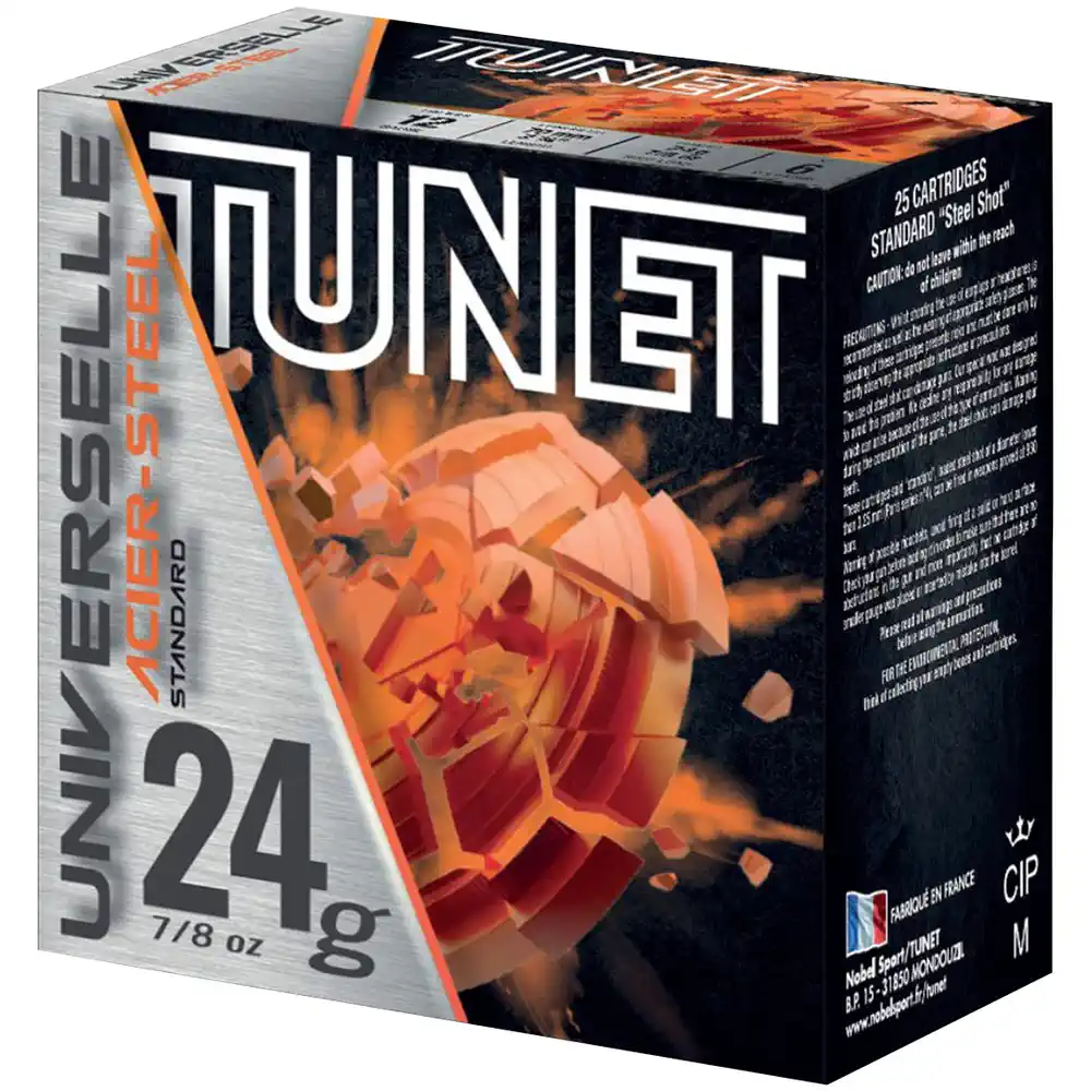 TUNET UNIVERSELLE 12/70  2,4G  - STAHLSCHROT  - 25 STÜCK
