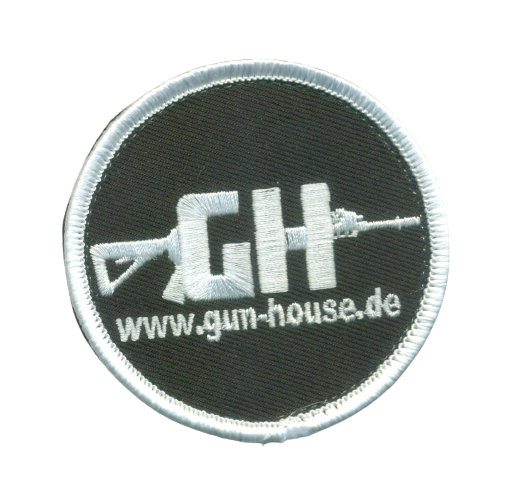 PATCH "GUN-HOUSE" - MIT KLETT UND TRÄGERFLAUSCH