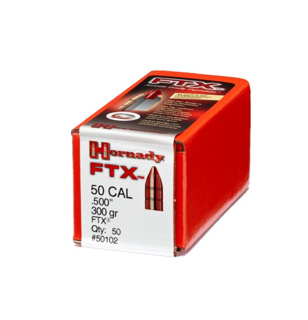 HORNADY FTX GESCHOSSE - .50/.500 - 300 GRS.  - 50 STÜCK