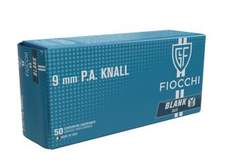 FIOCCHI PLATZPATRONEN FÜR SRS-PISTOLEN - 9MM P.A.K. - 50 PATRONEN