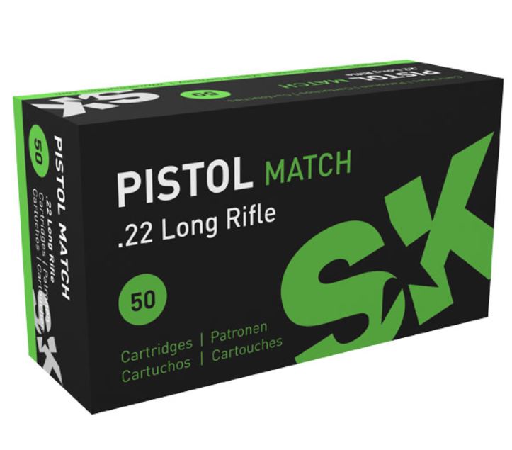 SK PISTOL MATCH  - .22LR - 2,59 G / 40 GRS.  - 50 STK.