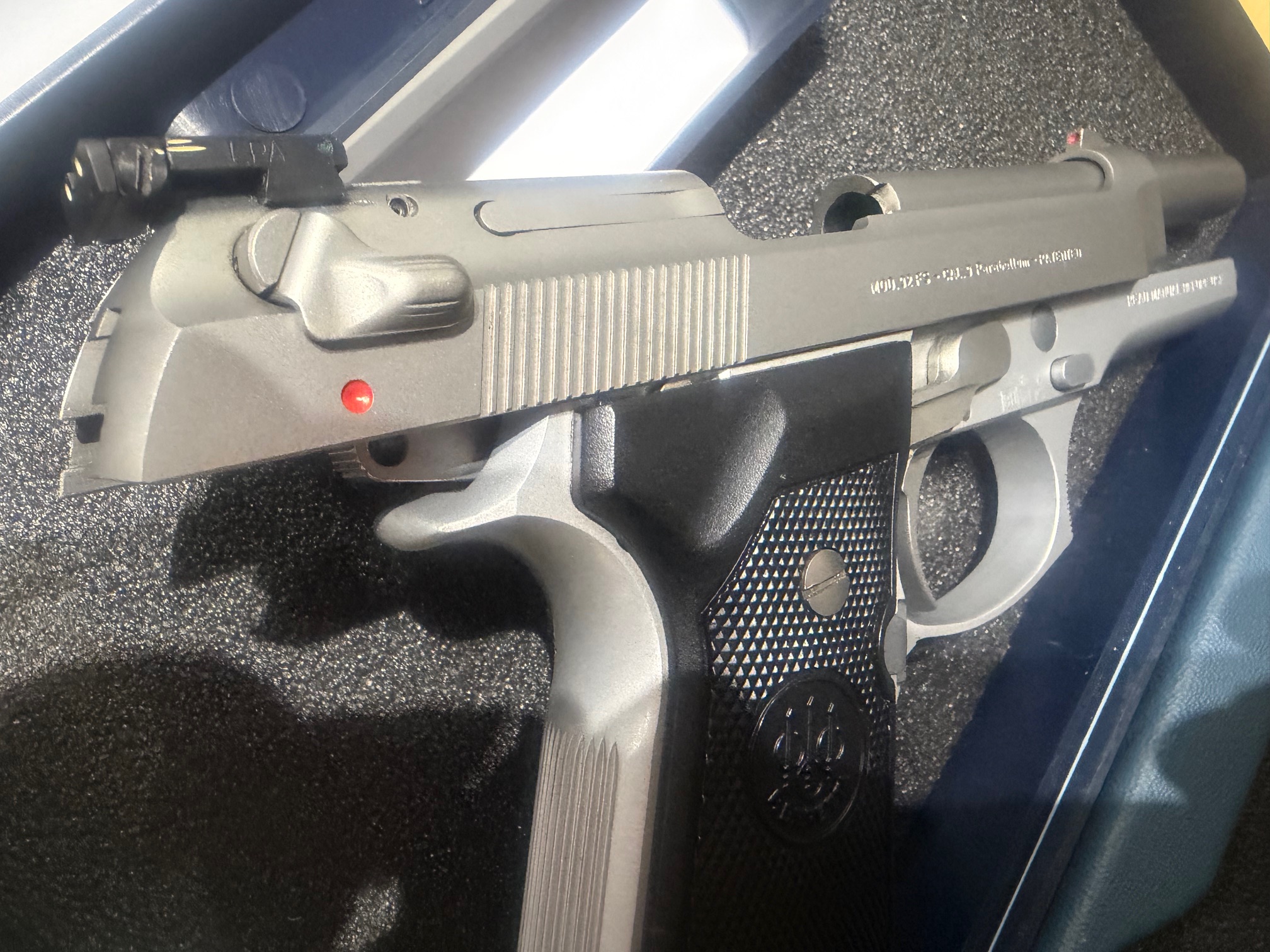 BERETTA 92 FS INOX - 9MM LUGER - VERSTELLB. VISIER