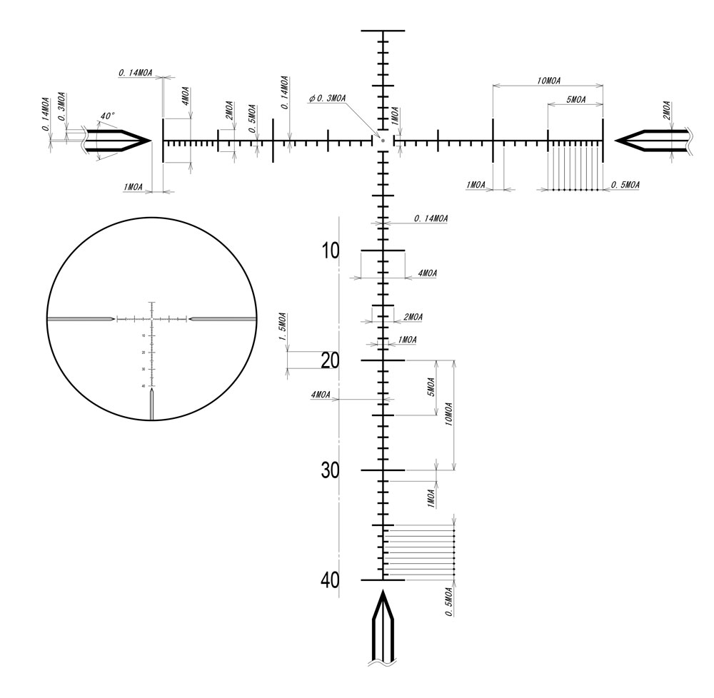 DDOPTICS ZIELFERNROHR - DDMP V6 5-30x56 - LONG RANGE