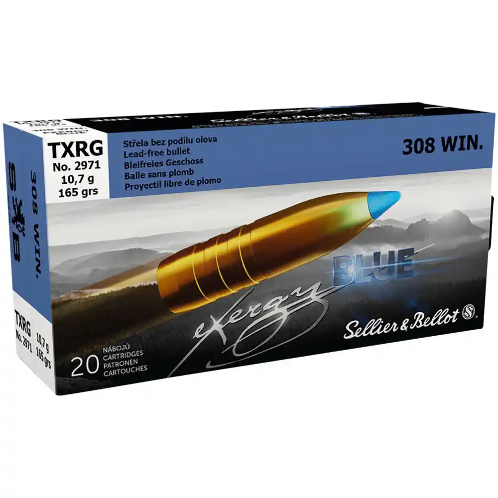 SELLIER & BELLOT .308WIN TXRG - 165GRS. -  20 SCHUSS- BLEIFREI