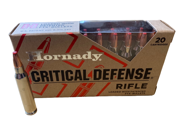 HORNADY CRITICAL DEFENSE - .223REM - 55GRS. - FTX - 20 PATRONEN