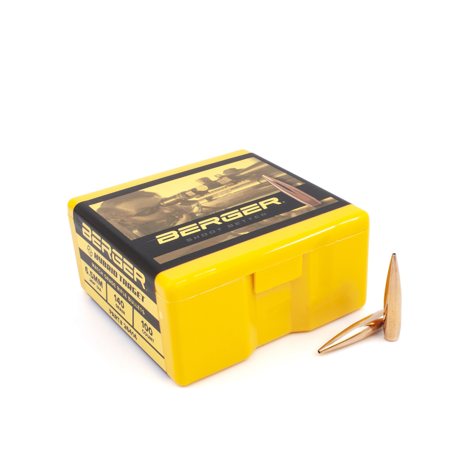 BERGER HYBRID TARGET GESCHOSSE - 6,5MM / .264 - 140 GRS.  - 100 STÜCK