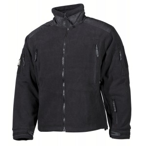 MFH FLEECEJACKE "HEAVY STRIKE" - SCHWARZ