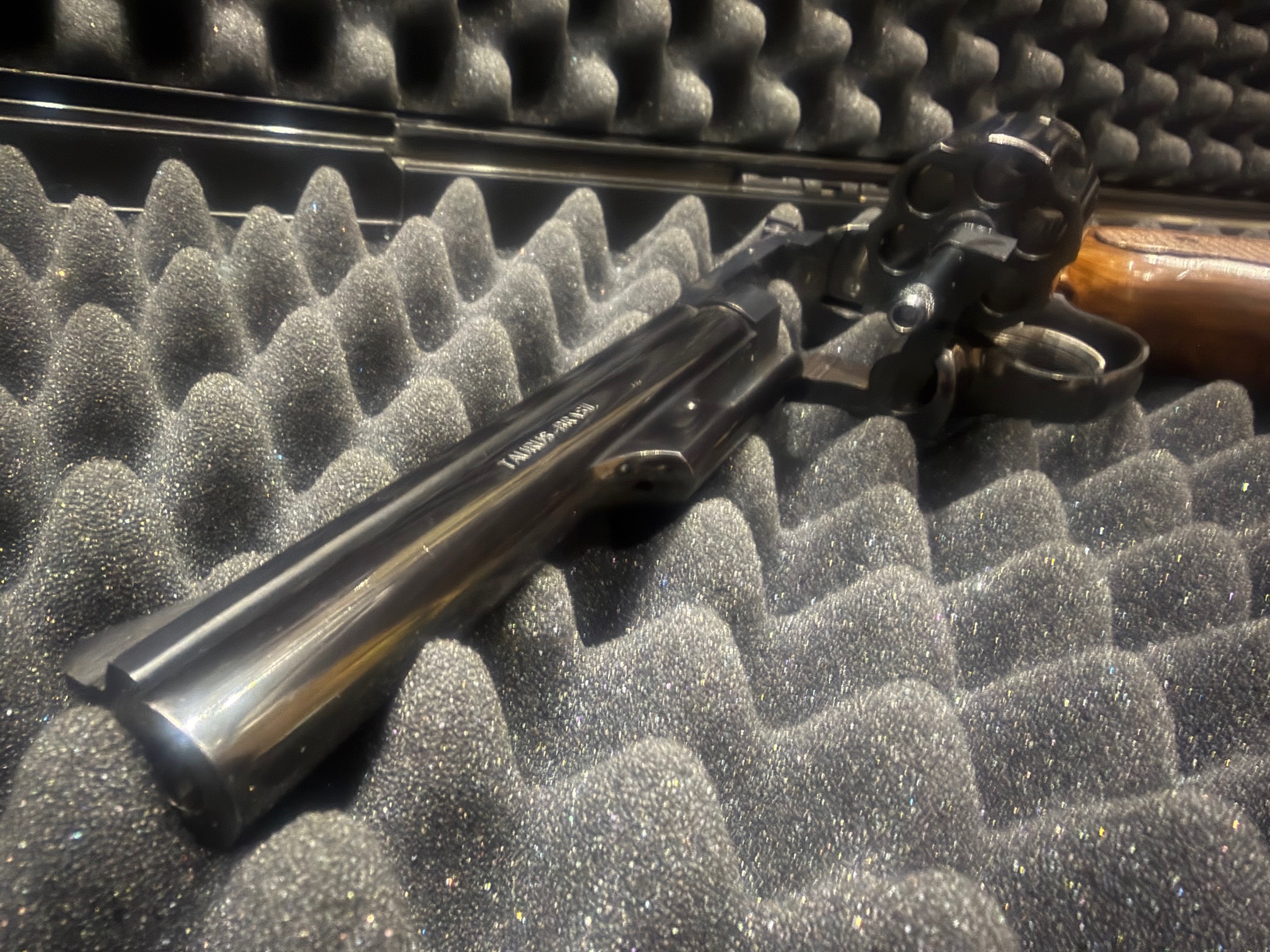 TAURUS 66 -  6 ZOLL -REVOLVER - .357MAG - BRÜNIERT - ZUSTAND 1
