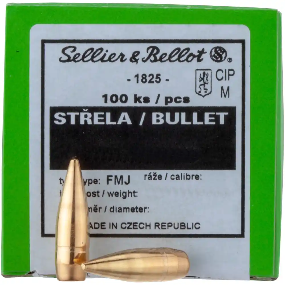 SELLIER & BELLOT GESCHOSSE .323 / 8MM - FMJ-BT - 12,7G / 196 GRS  - 100 STÜCK