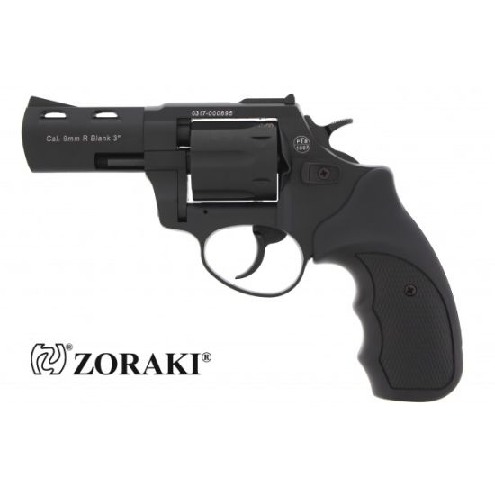 ZORAKI R2 REVOLVER -  3 ZOLL - 9 MM RK - BLK.