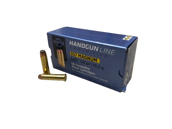 PPU .357 MAGNUM - 158GRS SJFP - 50 SCHUSS