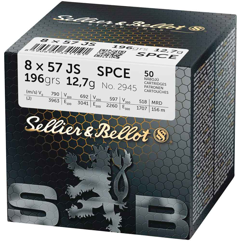 SELLIER & BELLOT  - 8x57 iS - 196GRS.SPCE - 50 STÜCK