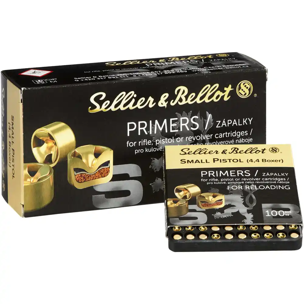 SELLIER & BELLOT ZÜNDHÜTCHEN - SMALL PISTOL - 4,4 BOXER - 1.000 STÜCK
