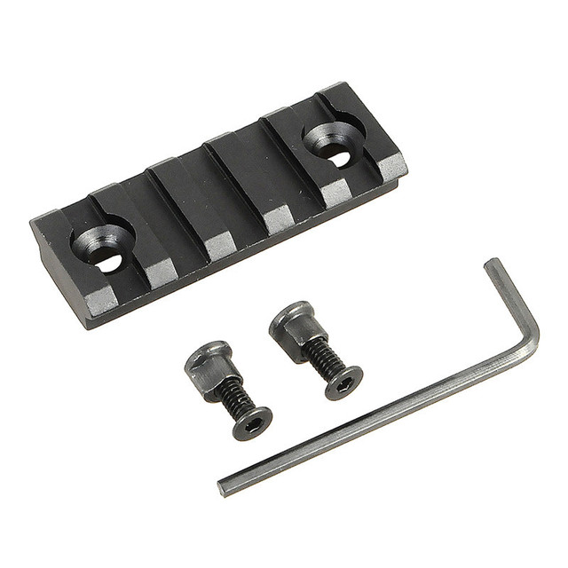 PICATINNY SCHIENE - ALU - KEY-MOD - BLK
