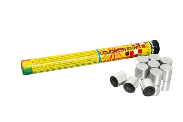 ZINK 10-FARBEN-LEUCHTSTERNE - 10 SCHUSS - 15 MM