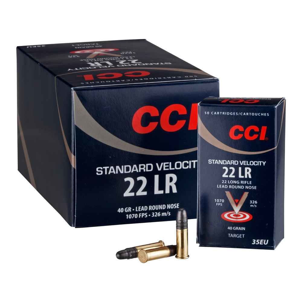 CCI STANDARD VELOCITY - .22LR - 500 PATRONEN
