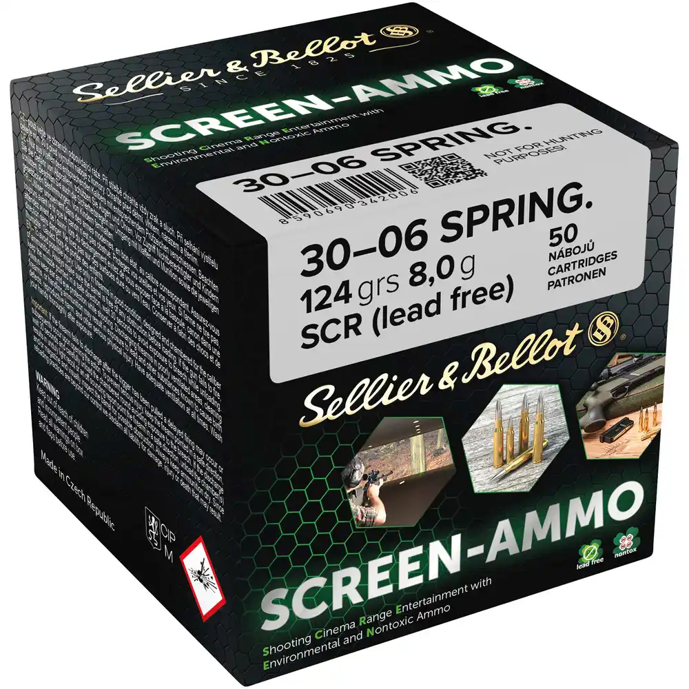 SELLIER & BELLOT SCREEN-AMMO - .30-06SPR. - SCR 124GRS. - 50 STÜCK