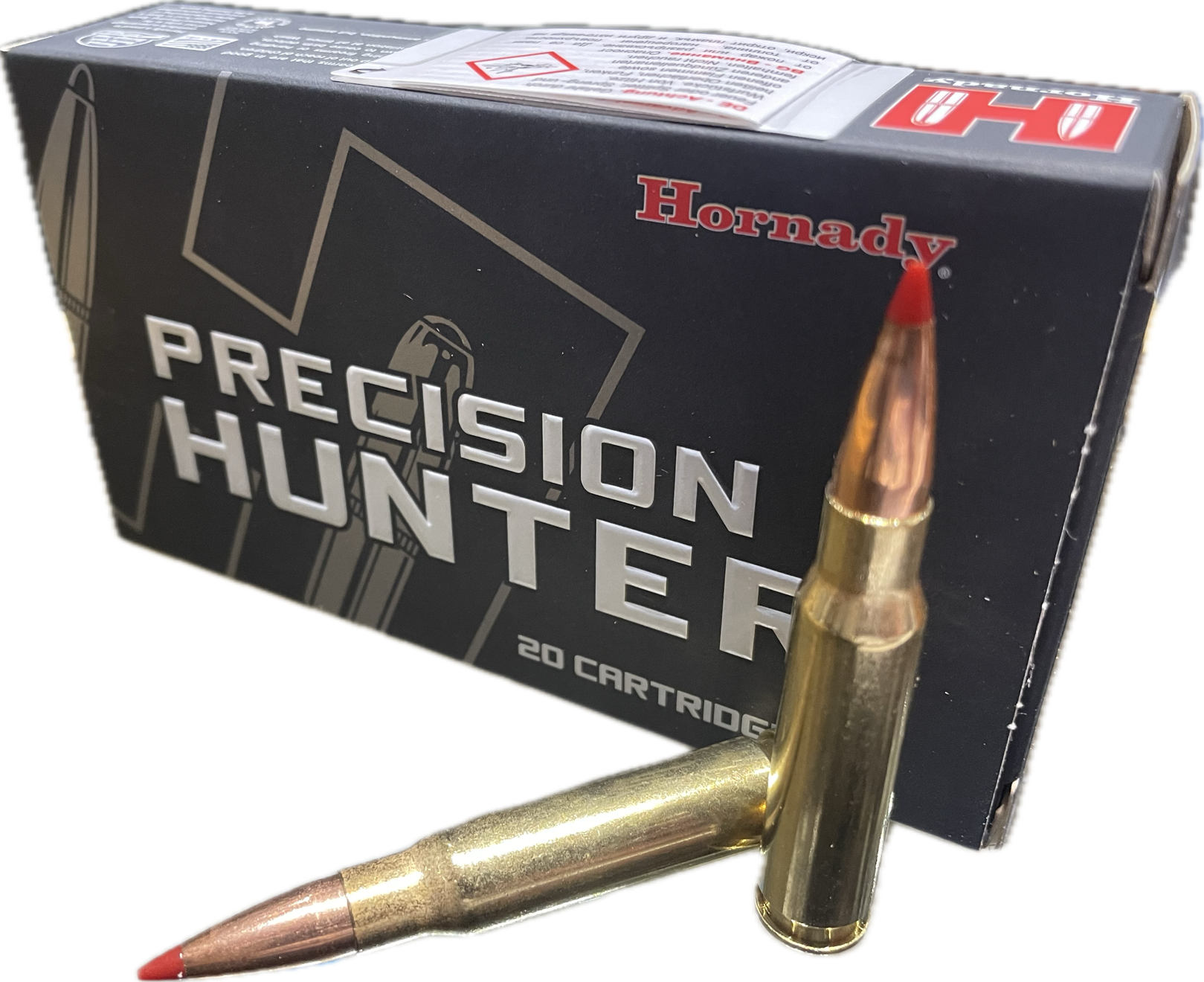 HORNADY PRECISION HUNTER - .308WIN  - 178 GRS - ELD-X - 20 SCHUSS
