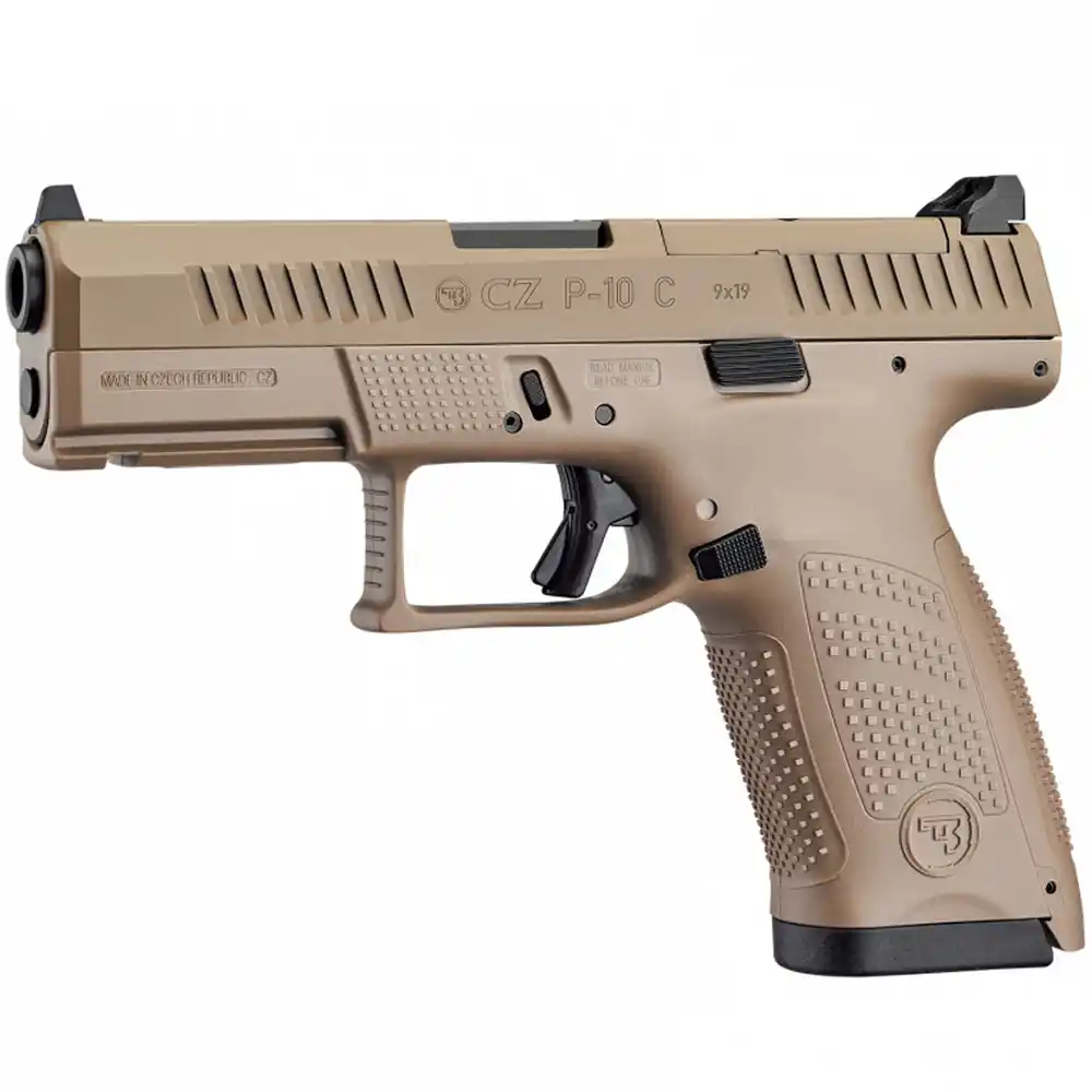 PISTOLE CZ P-10 C OR - FDE CERAKOTE - 9MM LUGER