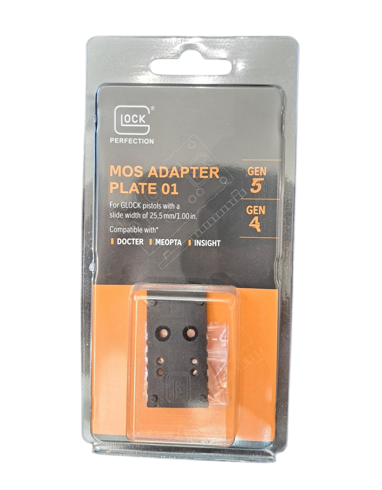 MONTAGEPLATTE GLOCK GEN 4 & 5 OR -  FÜR DOCTER, MEOPTA, INSIGHT