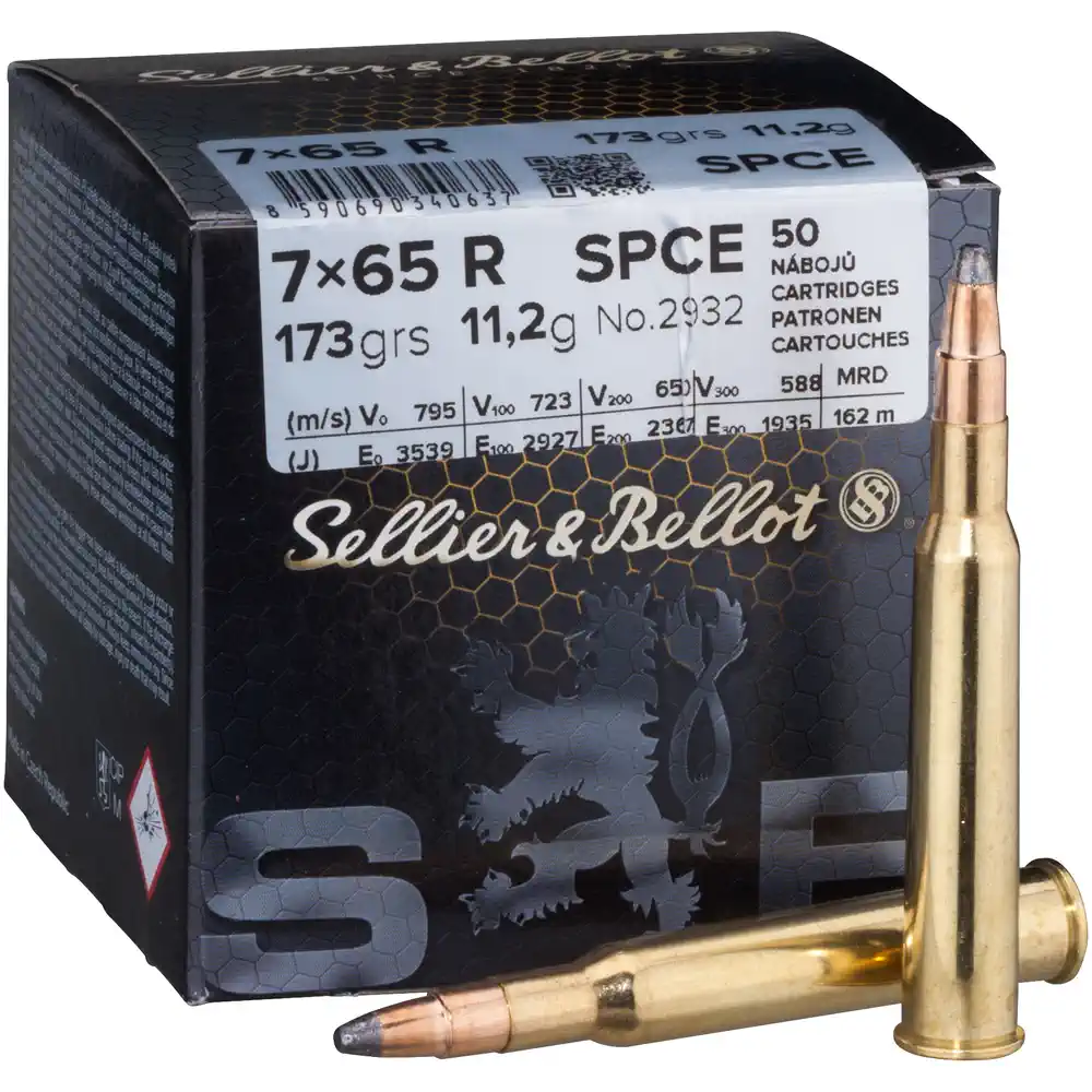 SELLIER & BELLOT BÜCHSENPATRONEN - 7x65R SPCE  - 173GRS. - 50 PATRONEN