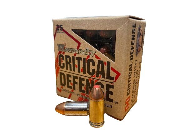 HORNADY CRITICAL DEFENSE 9MM MAKAROV -  90 GRS. - FTX - 25 STÜCK