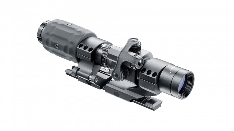 UMAREX MPS 3 MIT POINT SIGHT PS22 UND 3-FACH MAGNIFIER