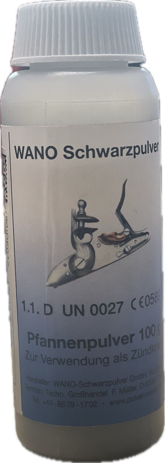 WANO PFANNENPULVER / ZÜNDKRAUT  - 0,15 - 0,42 MM - 100 G.