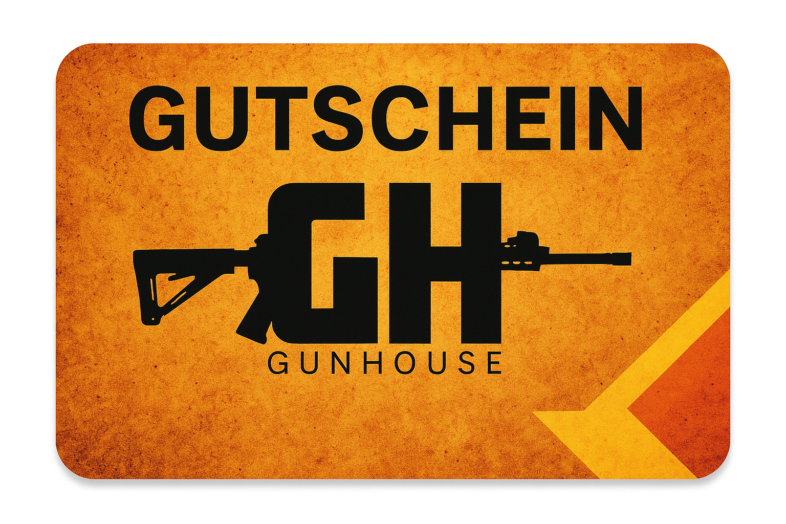 GUN-HOUSE GESCHENKGUTSCHEIN - VERSCHIEDENE BETRÄGE