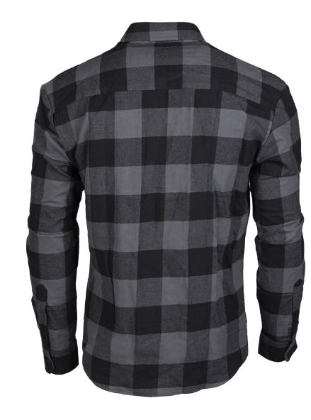 HOLZFÄLLERHEMD LEICHT - GRAU/SCHWARZ