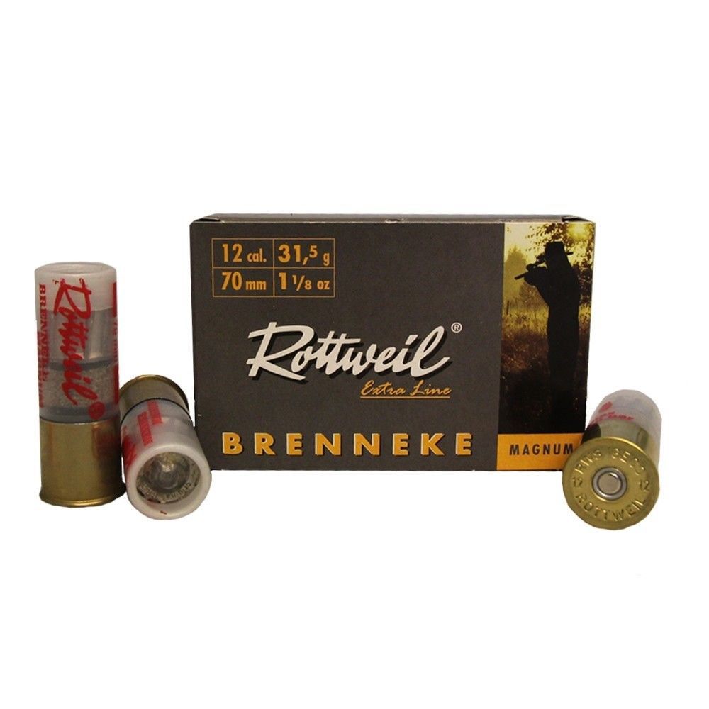 ROTTWEIL BRENNEKE MAGNUM - 12/70 - 31,5 G - 5 STÜCK