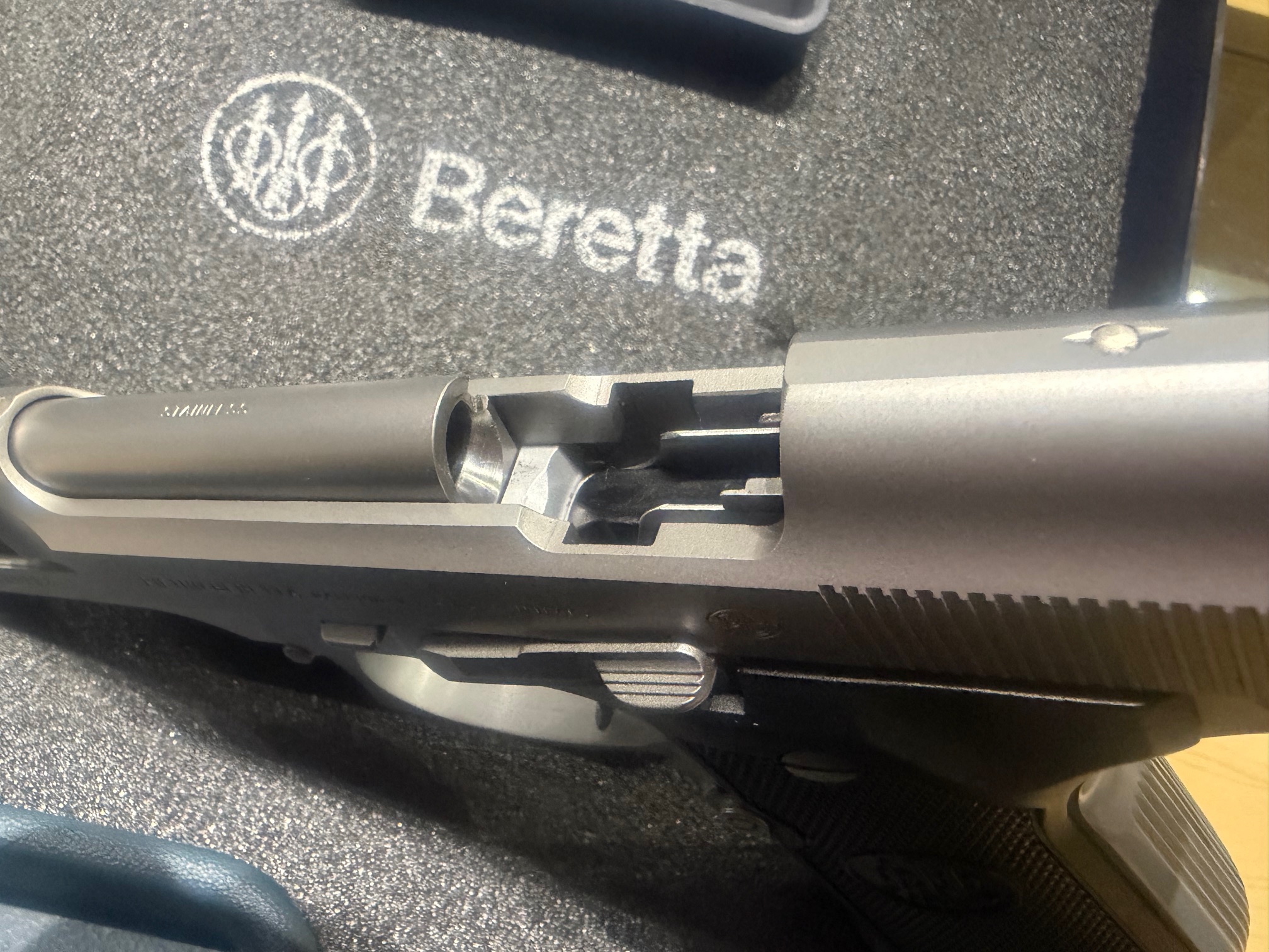 BERETTA 92 FS INOX - 9MM LUGER - VERSTELLB. VISIER