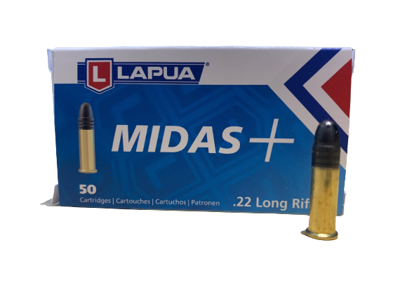 LAPUA MIDAS+ KK-PATRONEN - .22LR - 50 SCHUSS