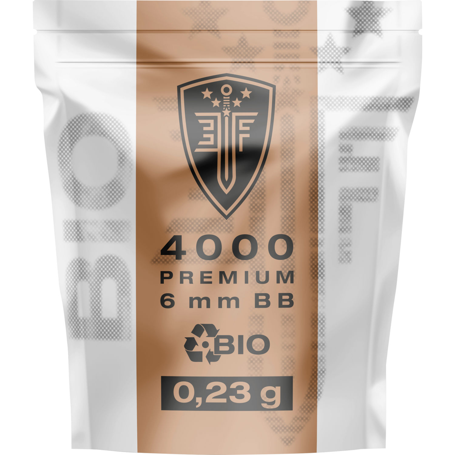 ELITE FORCE PREMIUM BIO BB'S - 6MM - 0,23 G - 4000 SCHUSS