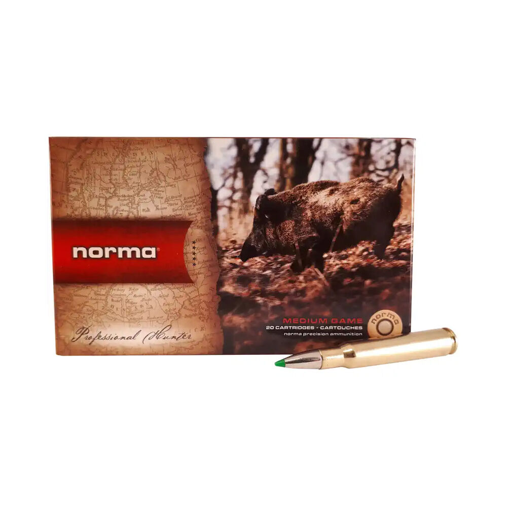 NORMA ECOSTRIKE - 308WIN - 165 GRS. - BÜCHSENPATRONEN - 20 SCHUSS-BLEIFREI