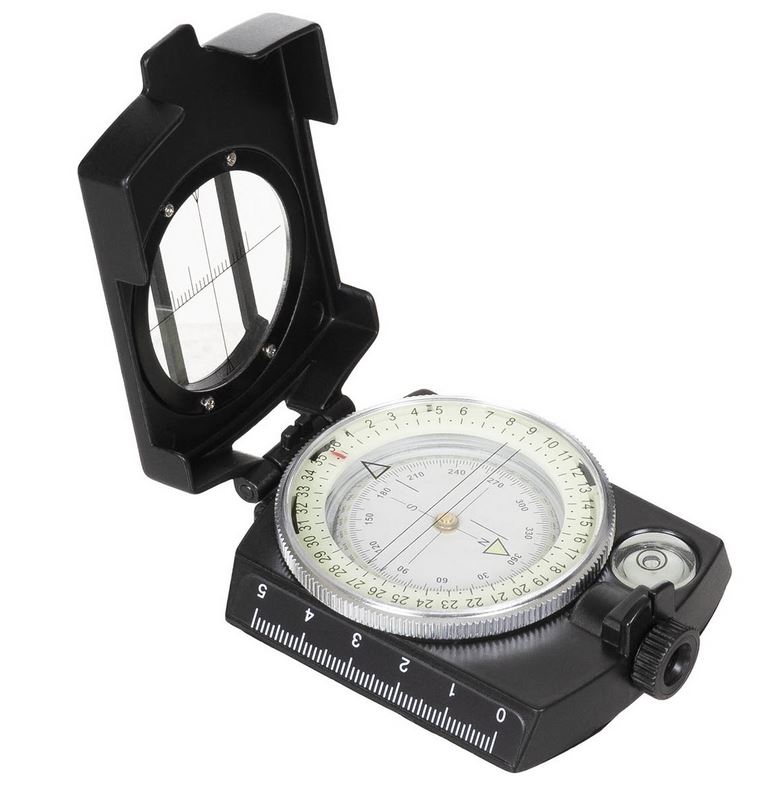 ARMEEKOMPASS METALL MIT TASCHE