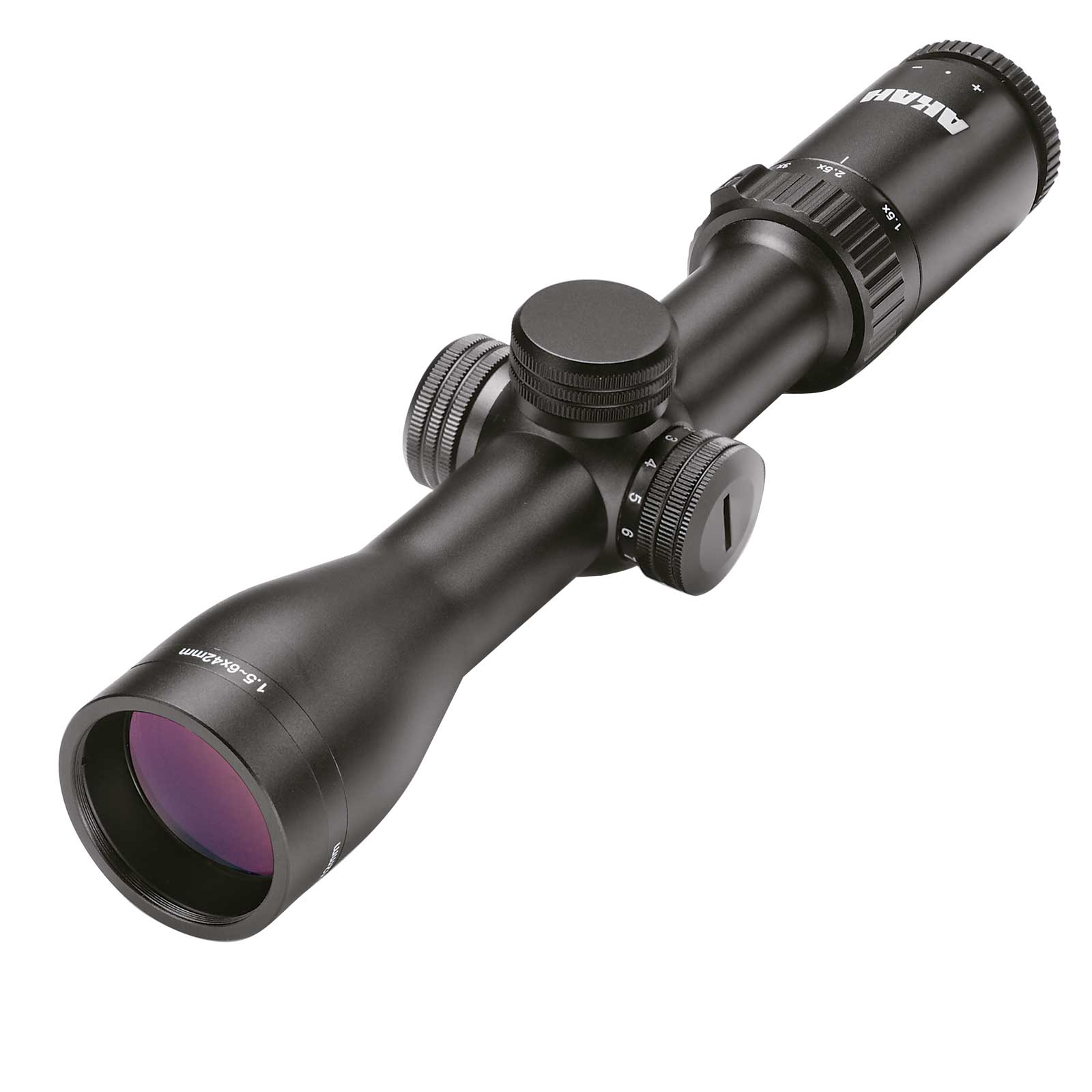 AKAH ZIELFERNROHR 2,5-10x50 MIT LEUCHABSEHEN - ABS. 4 LA