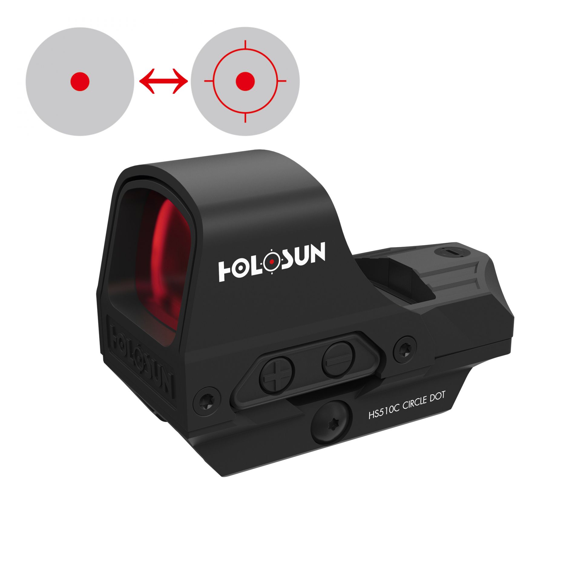 HOLOSUN REDDOT REFLEXVISIER - HS510C