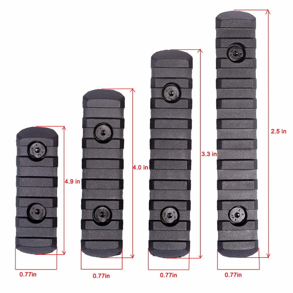 PICATINNY SCHIENE - POLYMER - M-LOK