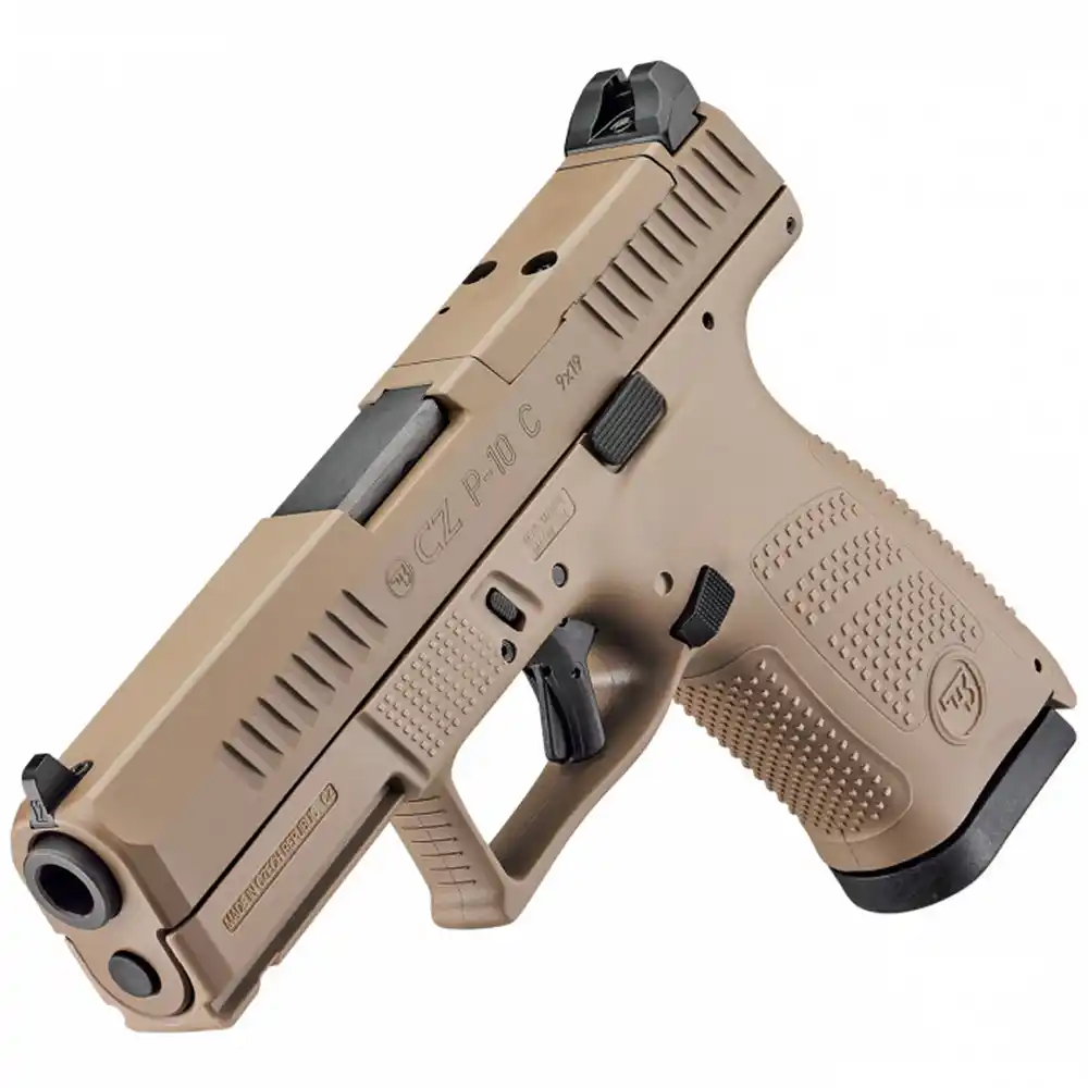 PISTOLE CZ P-10 C OR - FDE CERAKOTE - 9MM LUGER