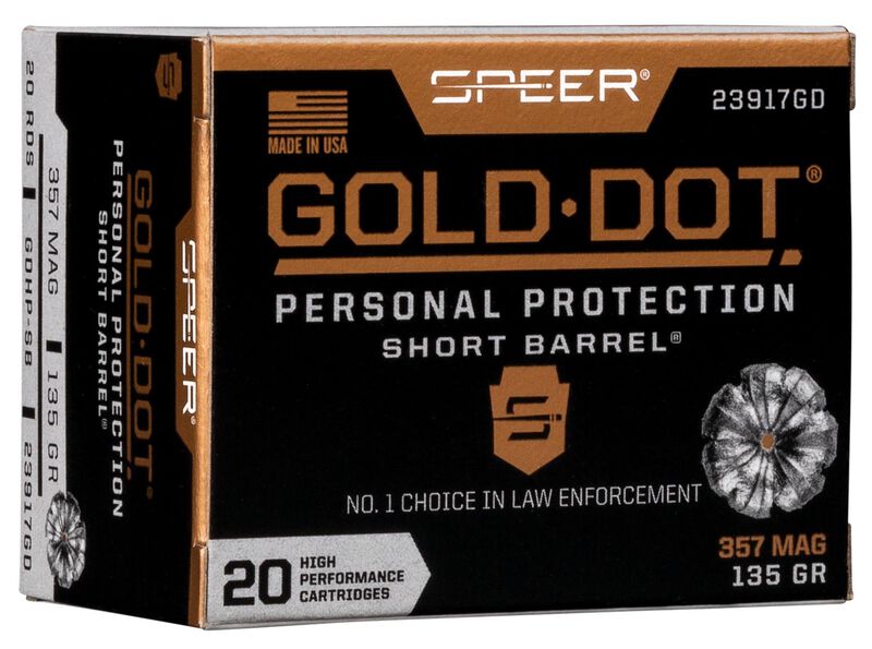 SPEER GOLD DOT  .357MAG - 135 GRS - HP -  20 SCHUSS