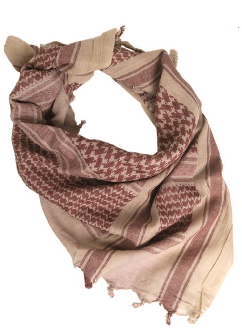 HALSTUCH "SHEMAGH" 110x110 CM